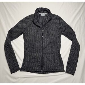 Athleta Heartbeat Hope Herringbone Athletic Full Zip Jacket‎ Women's Size Small